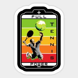 Tennis Full Power Sticker